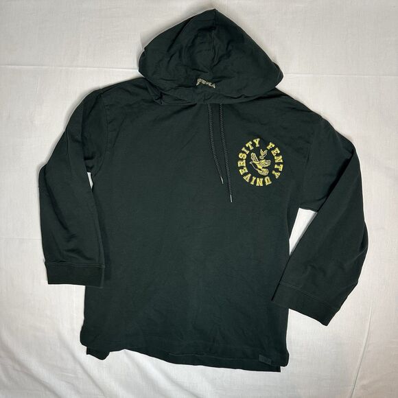 FENTY PUMA Rihanna Long Hoodie University Lace-Up Back Oversized Sweater Medium - Picture 1 of 11